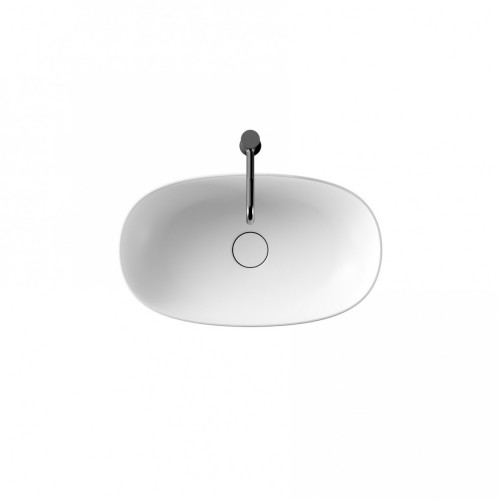 Lavabo da appoggio Form in ceramica bianco opaco - Alice Ceramica