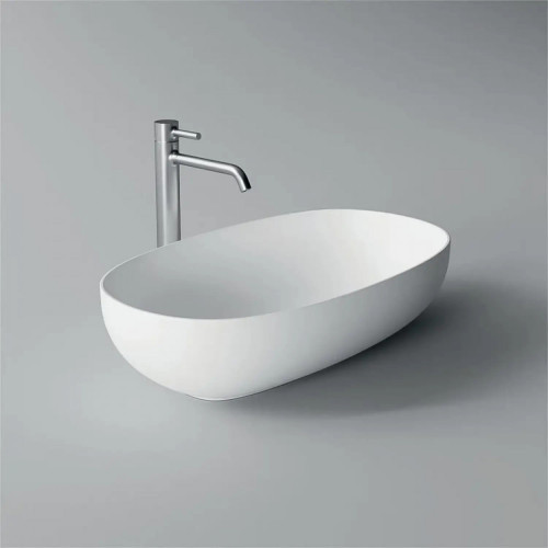 Lavabo da appoggio Form in ceramica bianco opaco - Alice Ceramica