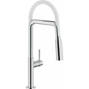 Miscelatore monocomando con doccetta Acquerelli cromo - Nobili