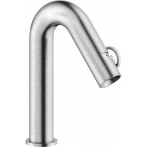 Miscelatore lavabo 23 cm con scarico push Sole inox spazzolato Nobili