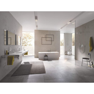 Miscelatore monocomando per vasca Lineare satinato Super Steel - Grohe 2