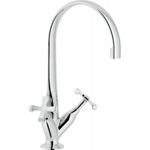 Rubinetto bicomando lavello Carlos Primero cromo lucido - Nobili