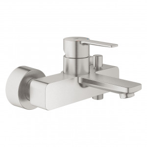 Miscelatore monocomando per vasca Lineare satinato Super Steel - Grohe