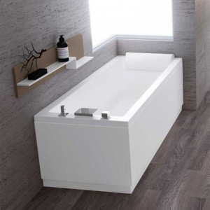 Vasca da bagno 180x80 cm Calos 2.0 bianco lucido - Novellini
