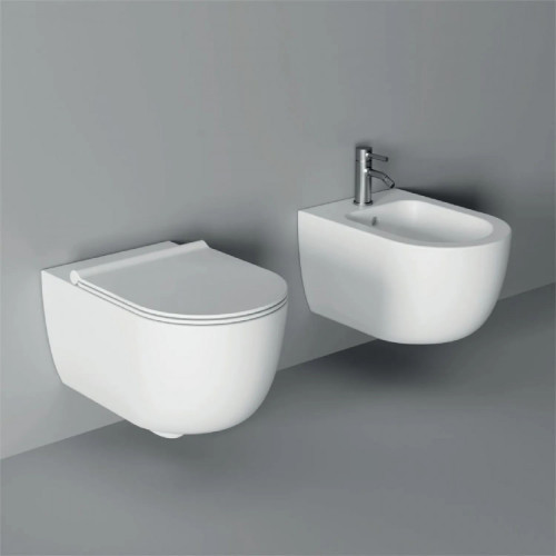 Vaso sospeso 50 cm Unica bianco opaco - Alice Ceramica | Meglioalge