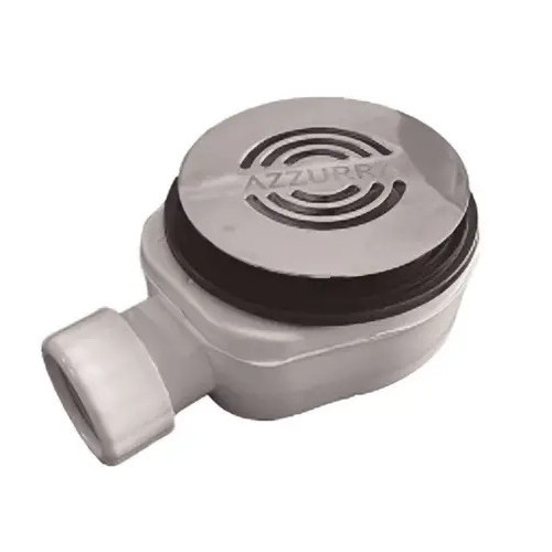 Piletta con sifone Ø90 mm tappo cromo Solodue - Azzurra Ceramica