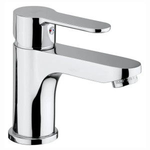 Miscelatore lavabo con scarico automatico Blu cromo - Paffoni