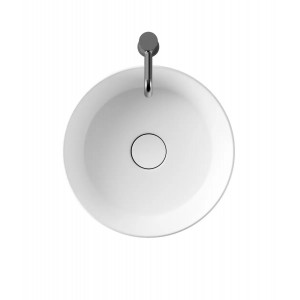 Lavabo da appoggio Spy Round 40 cm bianco lucido - Alice Ceramica