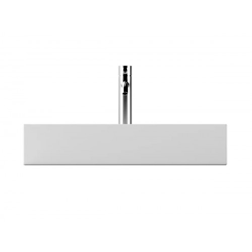 Lavabo da appoggio 60x37xh12 cm Hide bianco lucido - Alice Ceramica