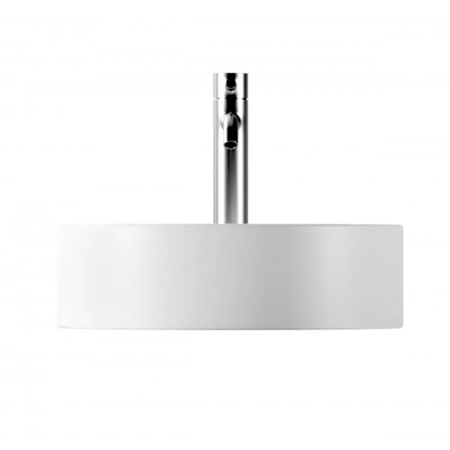 Lavabo da appoggio tondo 40 cm Hide bianco lucido - Alice Ceramica
