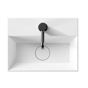 Lavabo da appoggio Spy 40x30xh11 cm bianco lucido - Alice Ceramica