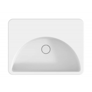 Lavabo d'appoggio Lunaris in ceramica bianco lucido - Alice Ceramica