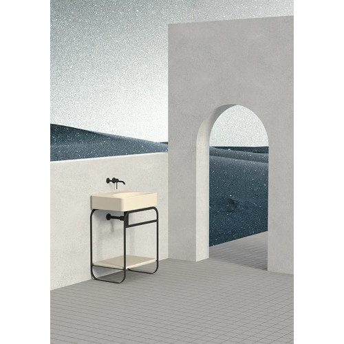 Lavabo d'appoggio Lunaris in ceramica bianco lucido - Alice Ceramica