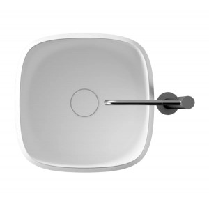 Lavabo freestanding Nur in ceramica bianco lucido - Alice Ceramica