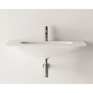 Lavabo sospeso Nur 82×46 cm bianco lucido - Alice Ceramica