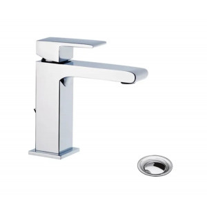 Miscelatore per lavabo monoforo con scarico Eco Jq cromo - Bellosta