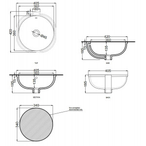 Lavabo tondo Enjoy bianco lucido - Ceramica Cielo 2