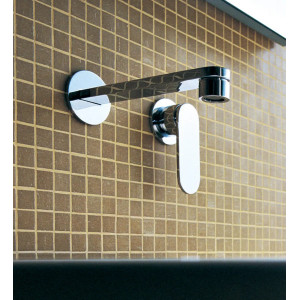 Miscelatore monocomando a parete One cromo - Flaminia 2