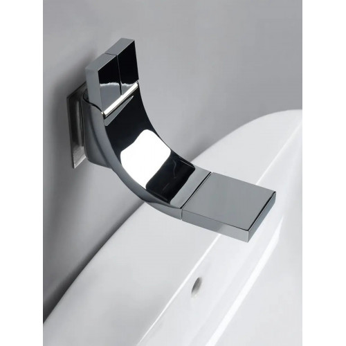 Miscelatore doppio comando a parete per lavabo SI UP cromo - Flaminia