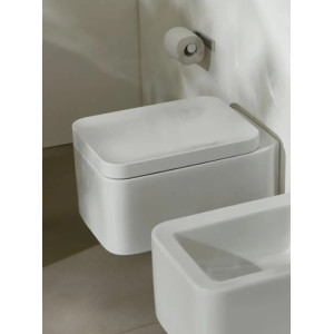 Coprivaso avvolgente Nile in termoindurente bianco lucido - Flaminia 2