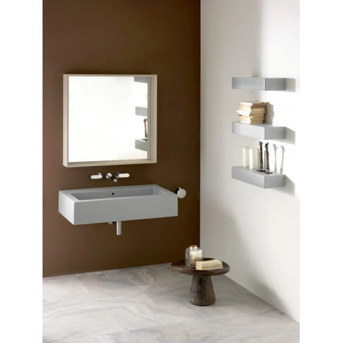 Lavabo da appoggio o sospeso Acquagrande 100 cm - Flaminia