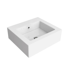 Lavabo da appoggio o sospeso Acquagrande 60 cm - Flaminia