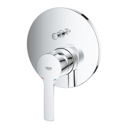 Miscelatore monocomando 2 vie con deviatore per doccia Lineare cromo -