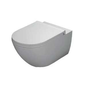 Vaso sospeso, senza brida e senza sedile ENJOY, 35x53 - Ceramica Cielo