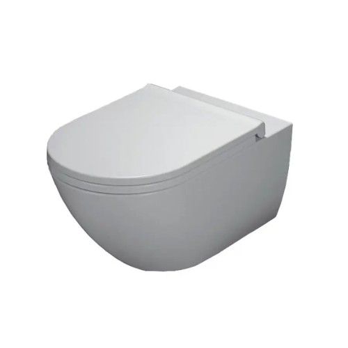 Vaso sospeso, senza brida e senza sedile ENJOY, 35x53 - Ceramica Cielo