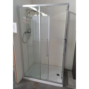 Cabina doccia con apertura scorrevole 120x80 serie Kubo - Ideal Standa