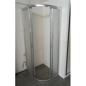 Cabina doccia con porta 97/102 + lato fisso 69/72 Aster - Hafro