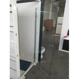 Porta doccia 80/89 Bithia inox - Calibe Srl