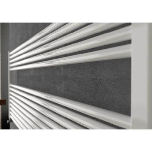 Scaldasalviette orizzontale Claudia Wide 440x1400 mm bianco Cordivari