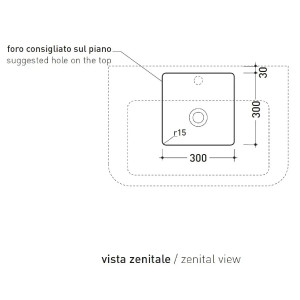 Realizzazione foro per Lavabo da appoggio o sospeso Madre 75 - Flamini 2