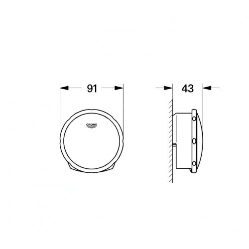 Scarico per Vasca Talentofill Supersteel Grohe | Eleganza e Durabilità