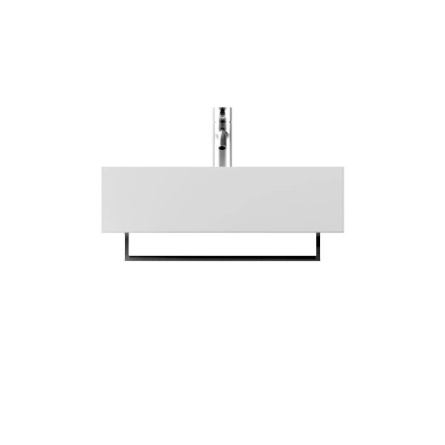 Lavabo da appoggio Hide 50x35xh13,5 cm bianco lucido - Alice Ceramica