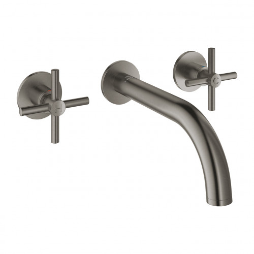 Batteria 3 Fori Taglia M Lavabo Atrio Grafite Spazzolato - Grohe