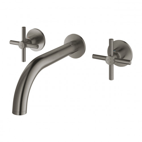 Batteria 3 Fori Taglia M Lavabo Atrio Grafite Spazzolato - Grohe