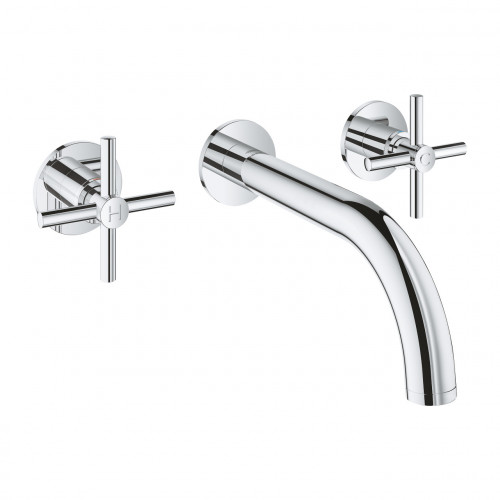 Miscelatore a parete 3 fori M per lavabo Atrio cromo - Grohe