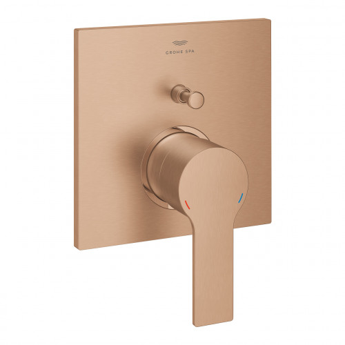 Miscelatore monocomando 2 vie con deviatore Allure oro rosa spazzolato