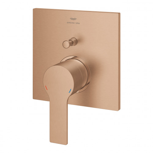 Miscelatore monocomando 2 vie con deviatore Allure oro rosa spazzolato