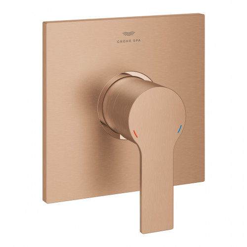 Miscelatore monocomando per doccia Allure oro rosa spazzolato - Grohe