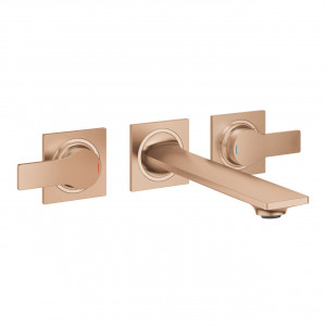Miscelatore a parete 3 fori taglia M lavabo Allure oro rosa - Grohe