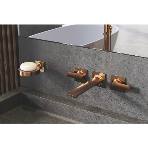 Miscelatore a parete 3 fori taglia M lavabo Allure oro rosa - Grohe