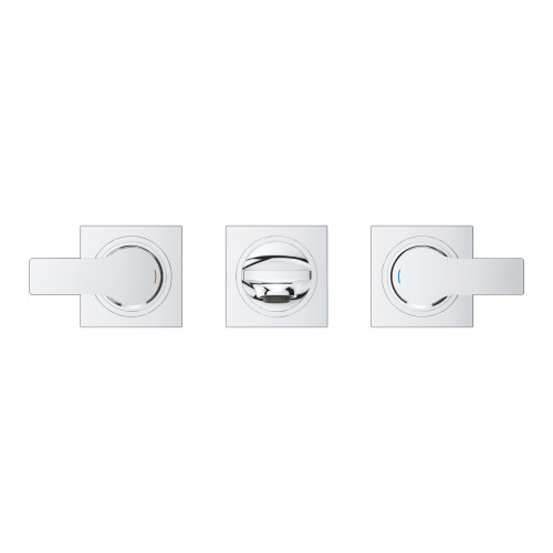 Miscelatore a parete 3 fori per lavabo Allure cromo - Grohe
