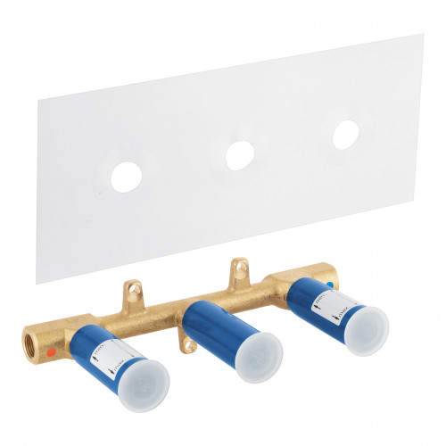Corpo incasso per batteria a 3 fori per lavabo - Grohe