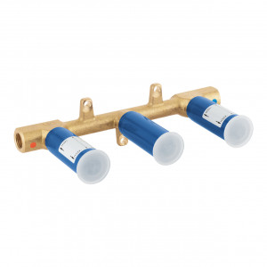 Corpo incasso per batteria a 3 fori per lavabo - Grohe 2
