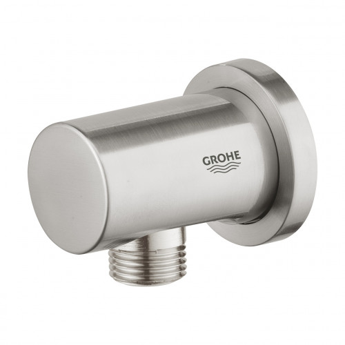 Raccordo Erogatore Rainshower Satinato Super Steel Grohe | Alta Qualit