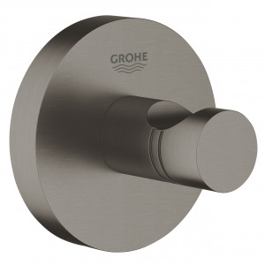 Gancio porta accappatoio Essentials grafite spazzolato - Grohe | Desig