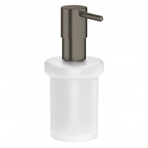 Dispenser sapone Essentials grafite spazzolato - Grohe | Eleganza e Fu